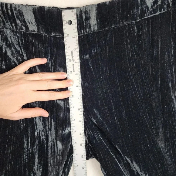 Soft Surroundings Pants Womens L Black High Waist Pull On Minimalist Lagenlook - Picture 8 of 9